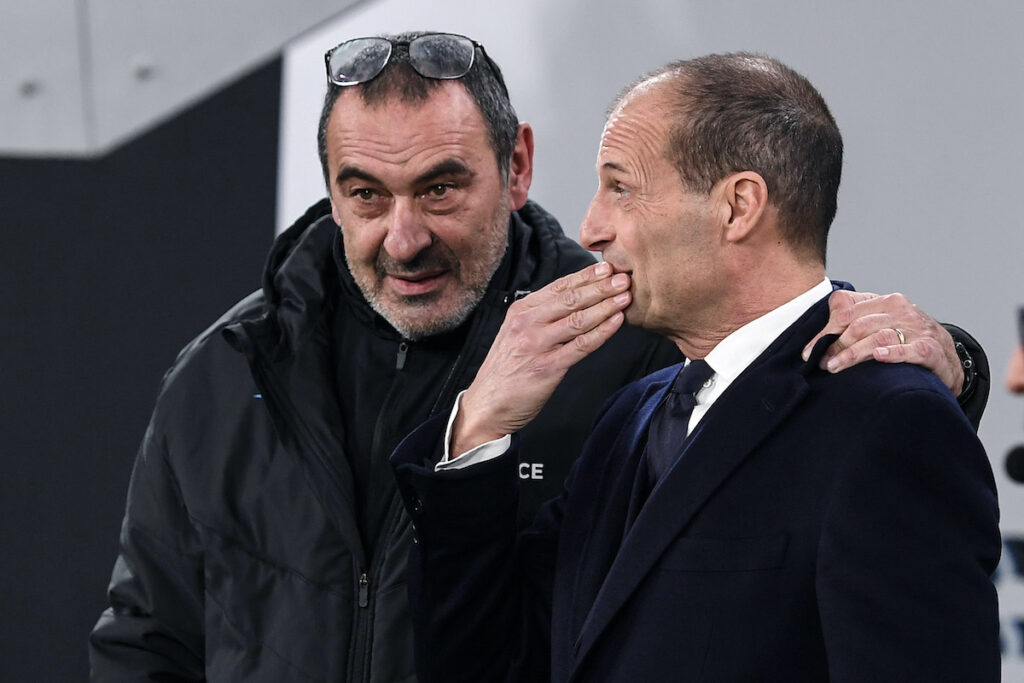 Allegri e la frecciata a Sarri che non tutti hanno notato: «Non gliele risparmia mai» 1 allegri sarri