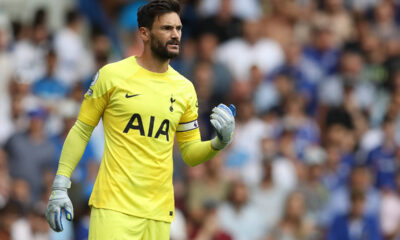 London, England, 14th August 2022. Hugo Lloris of Tottenham Hotspur during the Premier League match at Stamford Bridge,