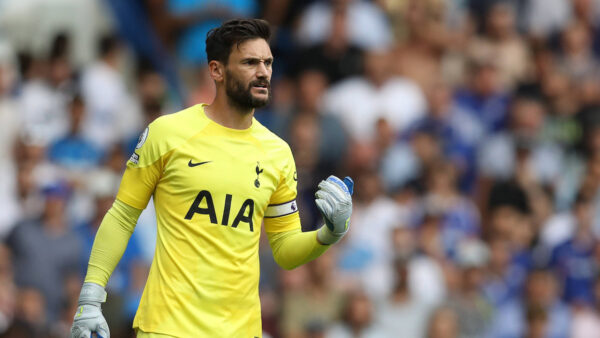 London, England, 14th August 2022. Hugo Lloris of Tottenham Hotspur during the Premier League match at Stamford Bridge,