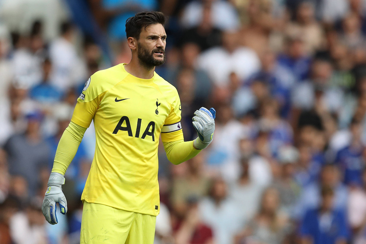 London, England, 14th August 2022. Hugo Lloris of Tottenham Hotspur during the Premier League match at Stamford Bridge,