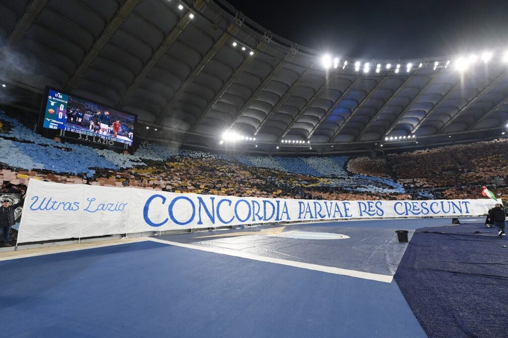 Lazio-Genoa, in Curva Maestrelli spunta uno striscione inerente allo scudetto 1915 1 Tifosi Lazio