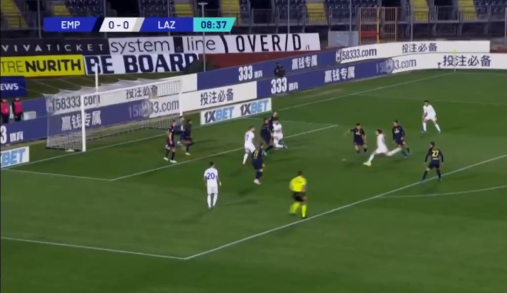 Empoli Lazio, subito avanti i biancocelesti: la sblocca Guendouzi - VIDEO 1 guen