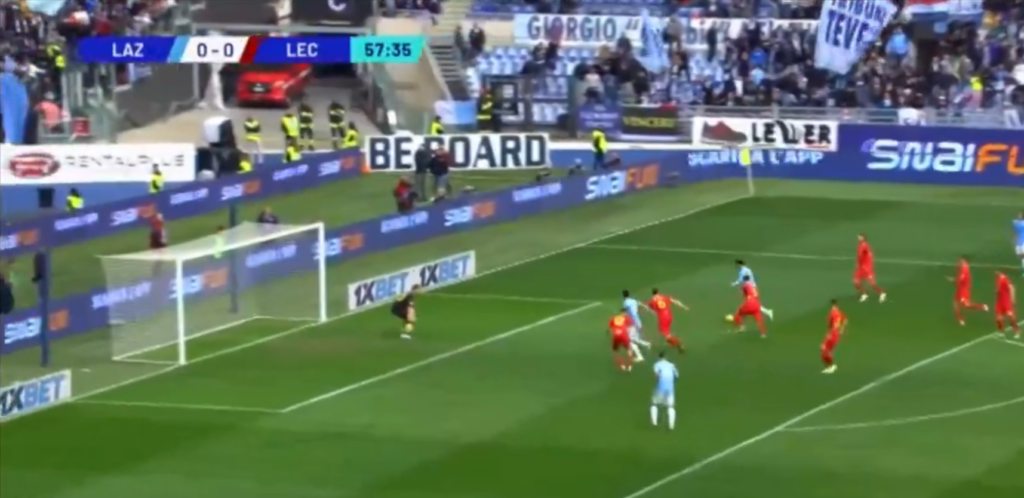 Lazio Lecce, colpisce l'asse Luis Alberto-Felipe Anderson: l'esterno sblocca il match - VIDEO 1 FELIPE