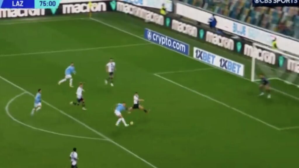 Gol Vecino, avanti di nuovo la Lazio: diagonale perfetto dell'uruguaiano - VIDEO 1 Gol Vecino