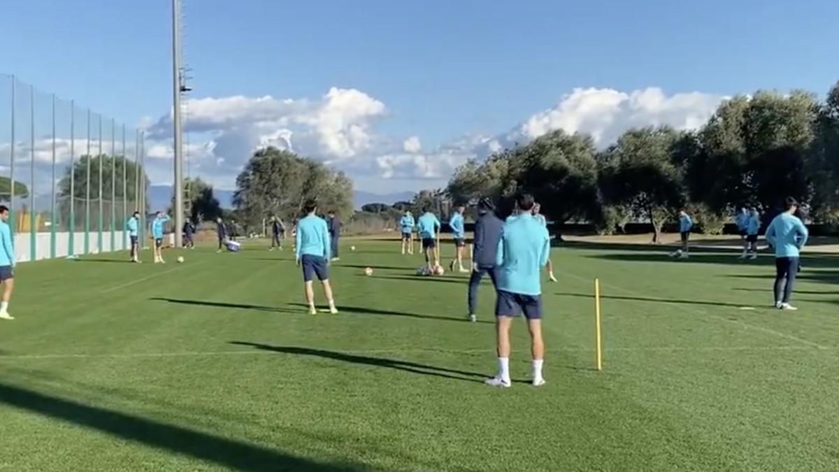 Allenamento Lazio