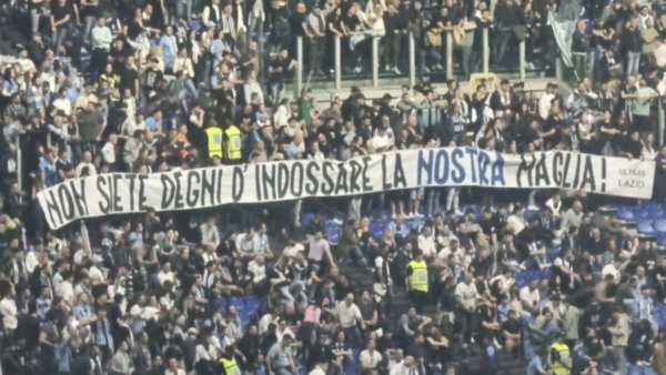 Striscione Lazio