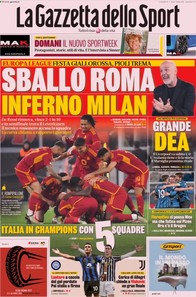 la gazzetta dello sport 050803252