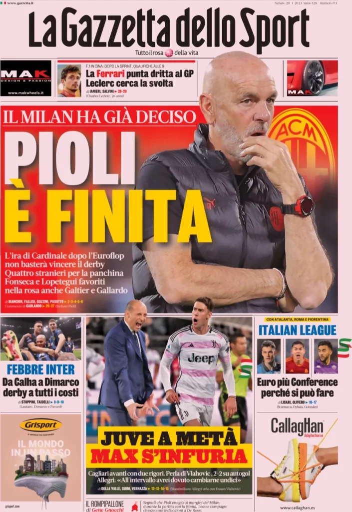 la gazzetta dello sport 050804334