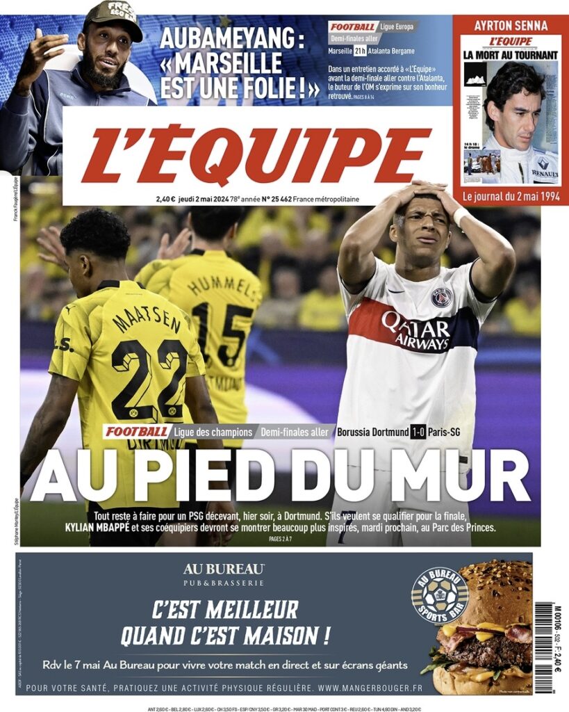 Le prime pagine dei principali quotidiani sportivi – 2 maggio 23 WhatsApp Image 2024 05 02 at 08.01.22