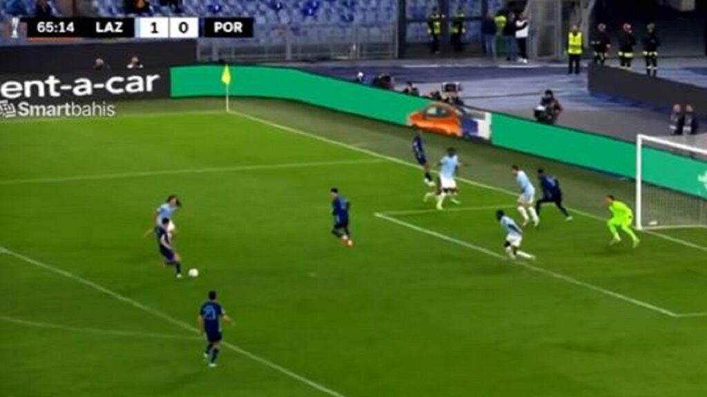 Lazio-Porto 1-1, Eustaquio gela l'Olimpico e rimette il match in parità - VIDEO 1 Gol Lazio porto
