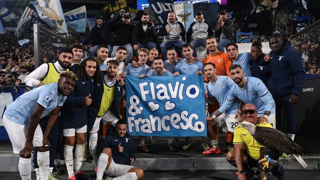 Lazio, il cordoglio per la scomparsa di Francesco: «Un'altra aquila nel cielo» 1 lazio flavio