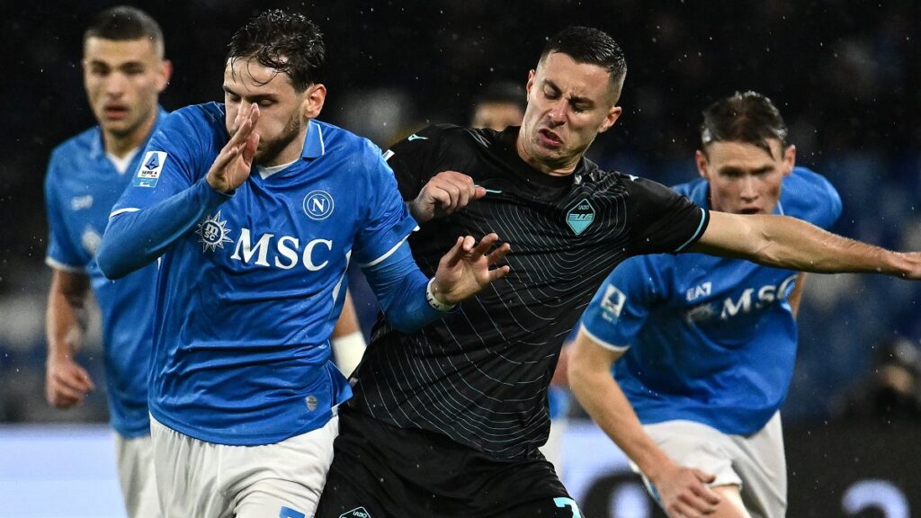 Marusic a LSC: «Dobbiamo analizzare la partita e capire dove abbiamo sbagliato. Obiettivi? Rispondo così» 1 Kvaratskhelia Marusic