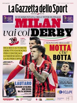 Le prime pagine dei principali quotidiani sportivi – 4 gennaio 22 WhatsApp Image 2025 01 04 at 07.53.26 1