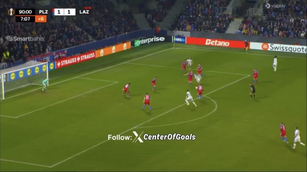 Viktoria Plzen-Lazio 1-2, il gol di Isaksen fa vincere la partita alle aquile! - VIDEO 1 Gol Isaksen