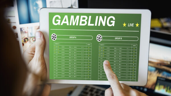 Gambling Football Game Bet Concept