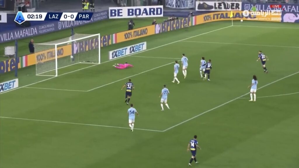 Gol Ondrejka, lo svedese porta in vantaggio il Parma e gela l'Olimpico - VIDEO 1 Gol Ondrejka