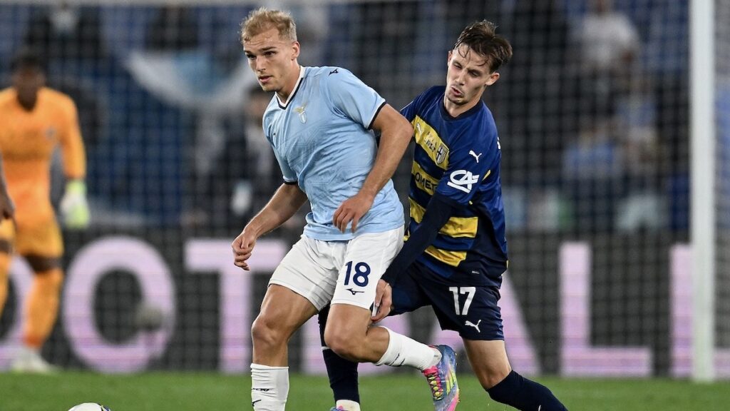 Lazio, l'Olimpico inizia a essere un serio problema per la zona Champions e il pari di ieri è il quinto come nel 1990-91 1 Isaksen Ondrejka Lazio Parma