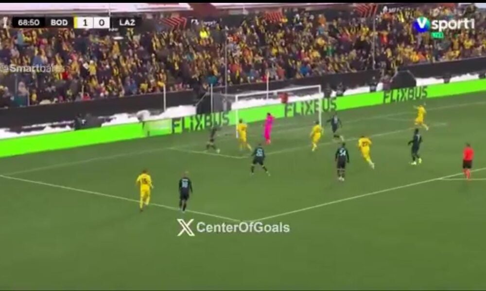 Doppietta Saltnes, Bodo Glimt travolge la Lazio: ora è 2-0. Sempre più disastrosa la trasferta dei biancocelesti in Norvegia.