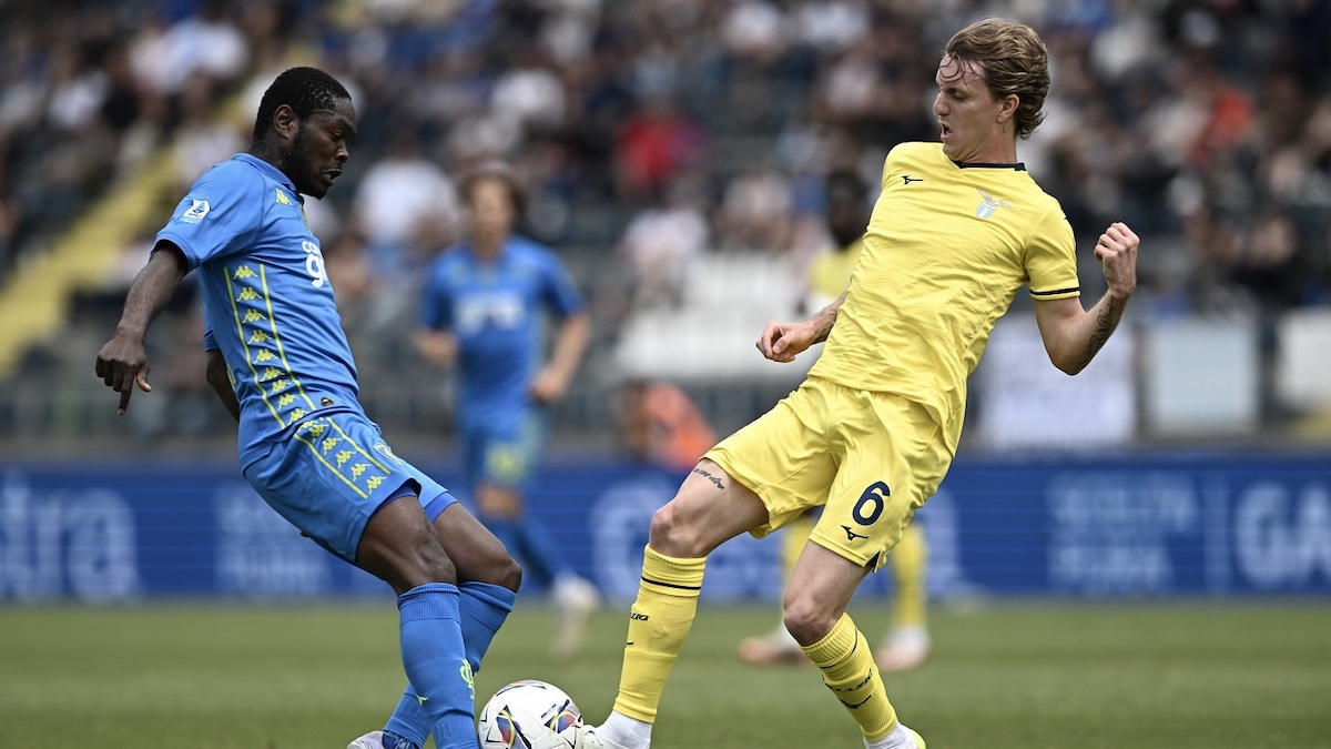 Empoli Lazio, Gyasi: «Non siamo partiti bene ma così, in queste ultime tre partite, si può raggiungere un altro sogno» 21 Gyasi Rovella Empoli Lazio