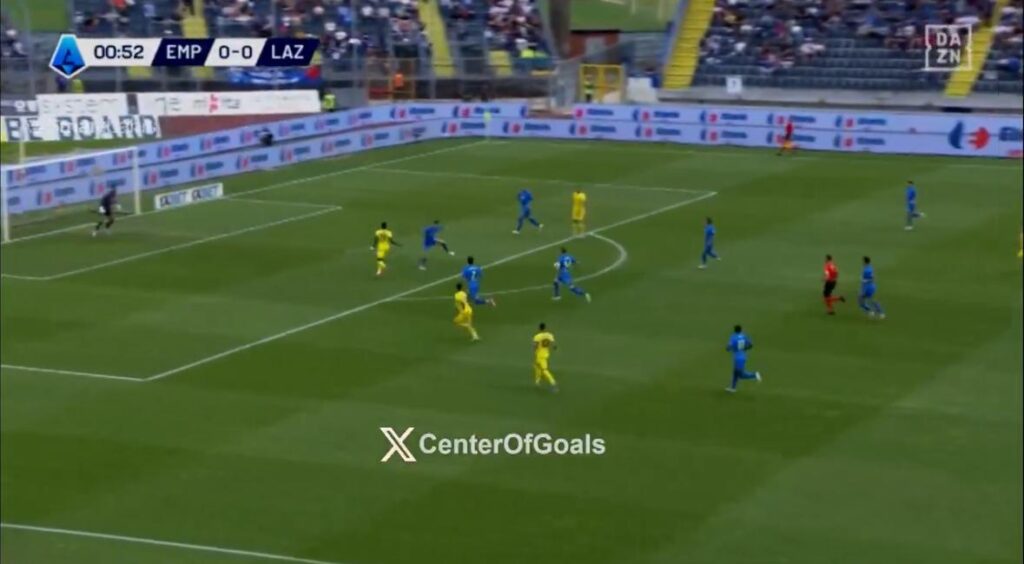 Gol Dia, l'attaccante della Lazio sblocca il match dopo appena un minuto - VIDEO 1 Gol Dia