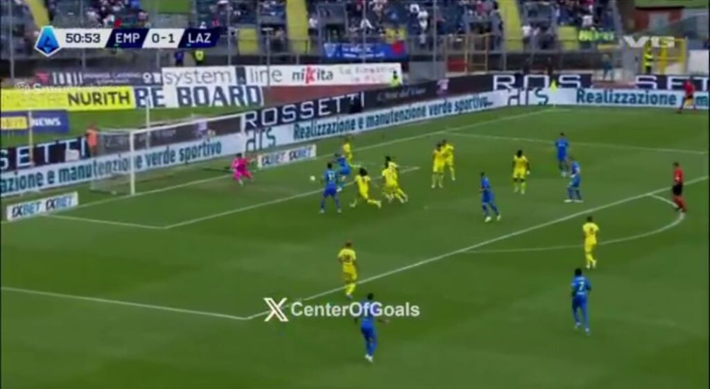 Gol annullato Viti, prima ottiene il fallo e poi firma il primo gol con la maglia dei toscani ma in fuorigioco! I dettagli - VIDEO 1 empoli lazio solbakken