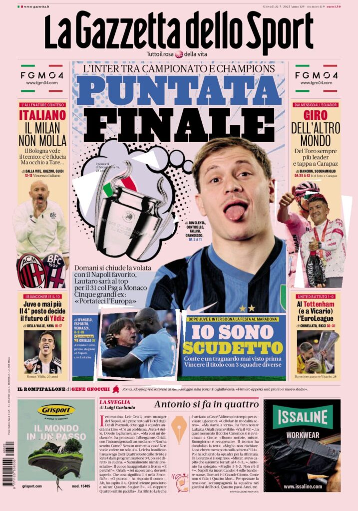 gazzetta 22 05 25