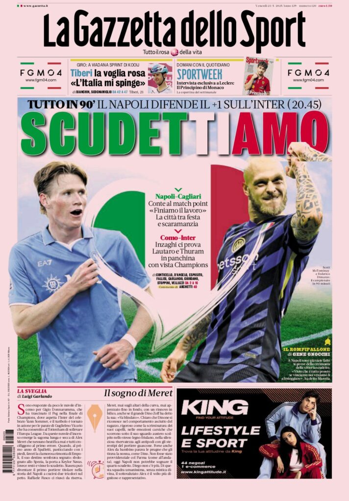 gazzetta 23 05 25