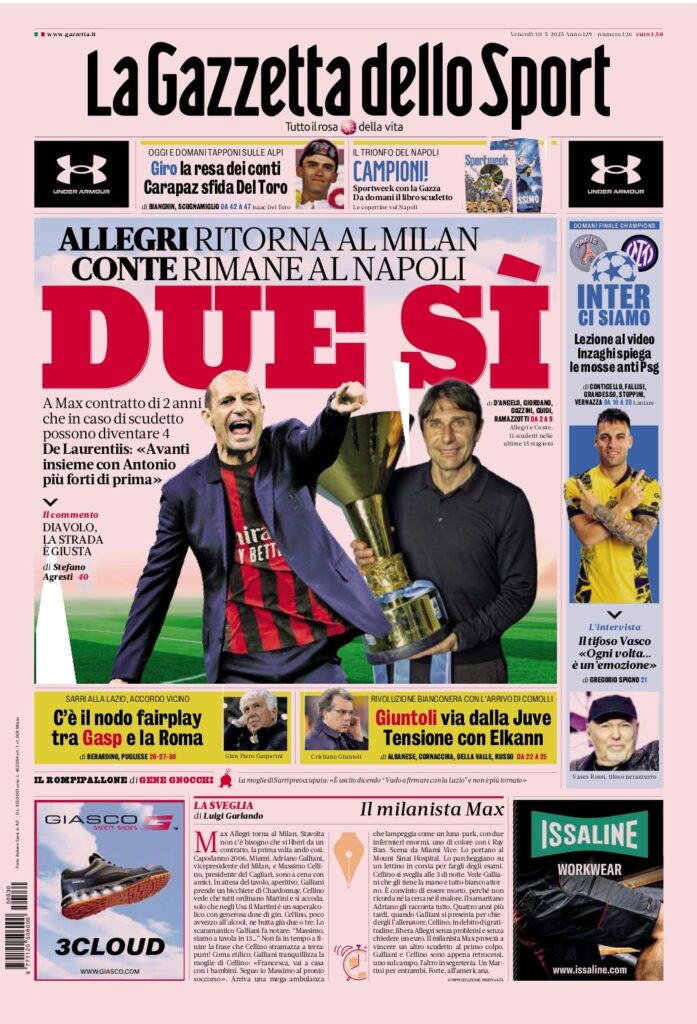 gazzetta 30 05 25