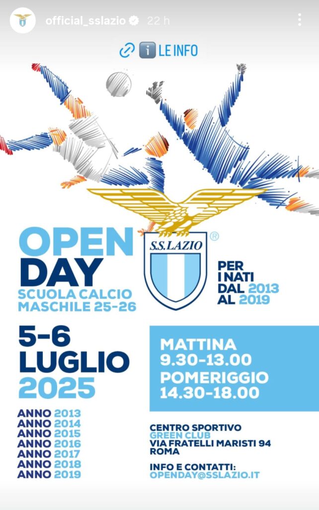 open day lazio