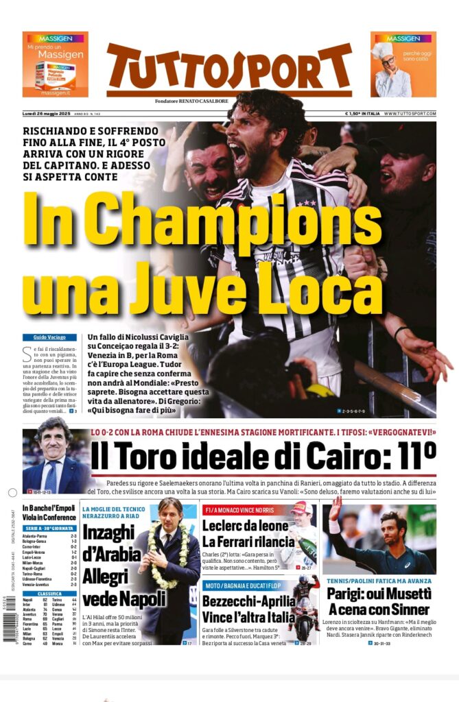 tuttosport 26 05 25