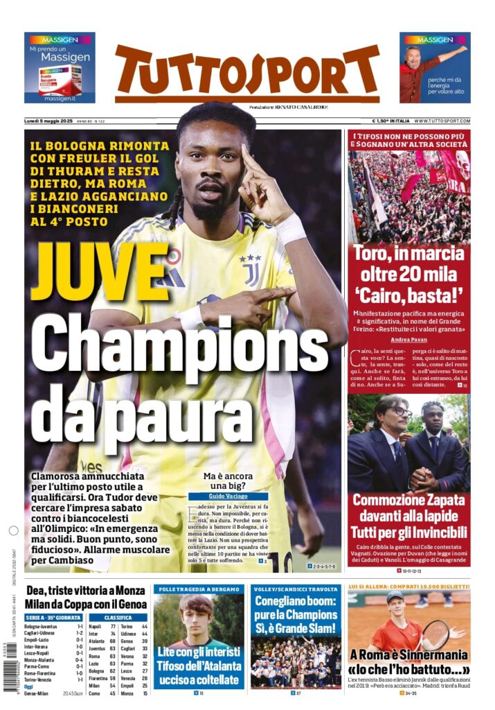 tuttosport 5 maggio 25