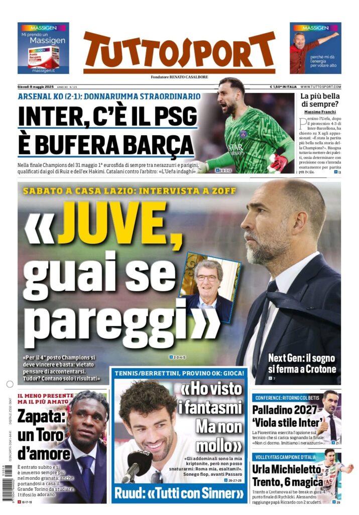 tuttosport 8 05 25