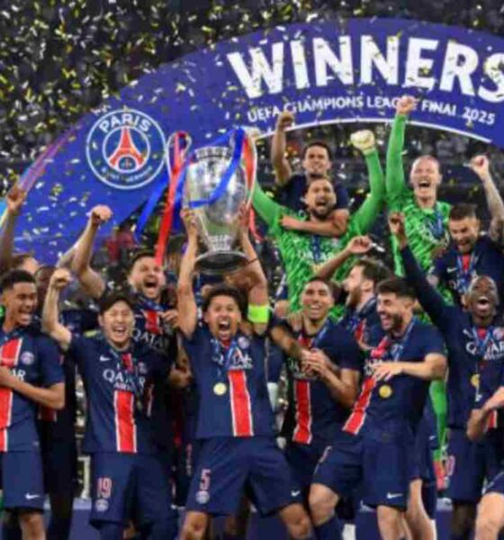 Psg sul tetto d'Europa