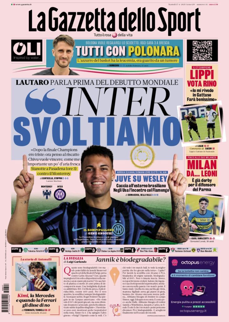 gazzetta 17 6 25