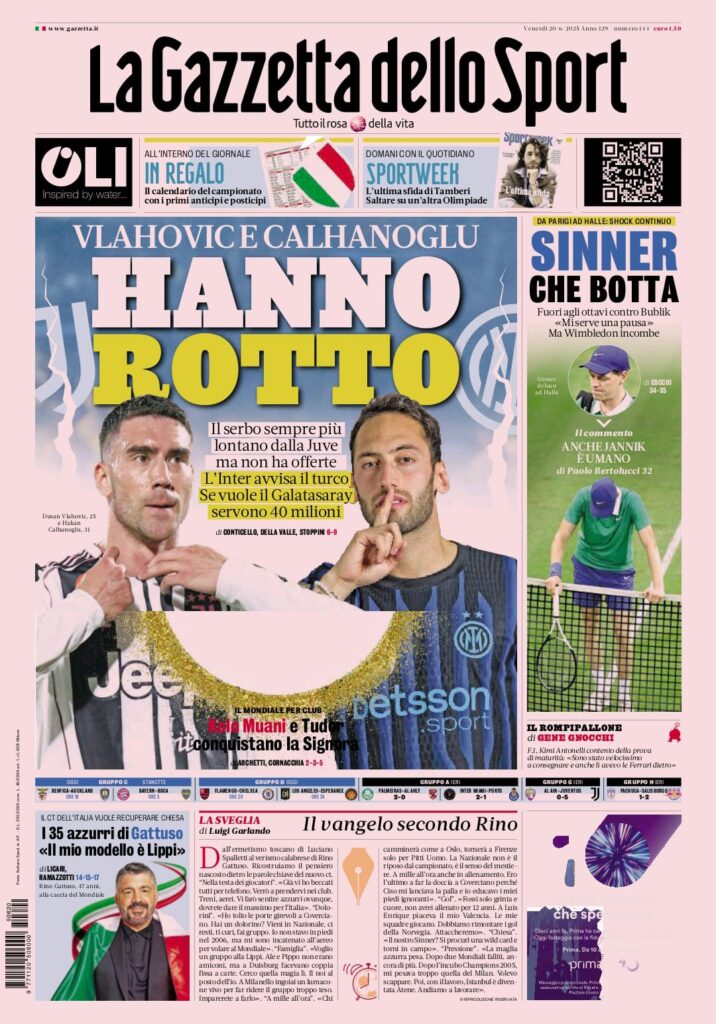 gazzetta 20 6 25