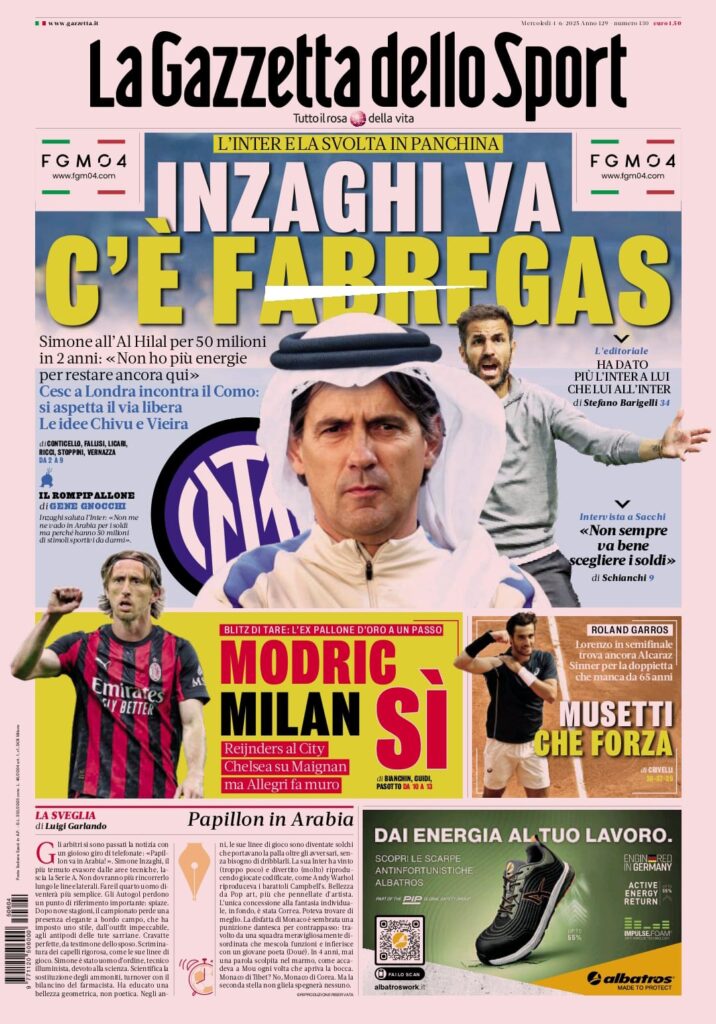 gazzetta 4 6 25