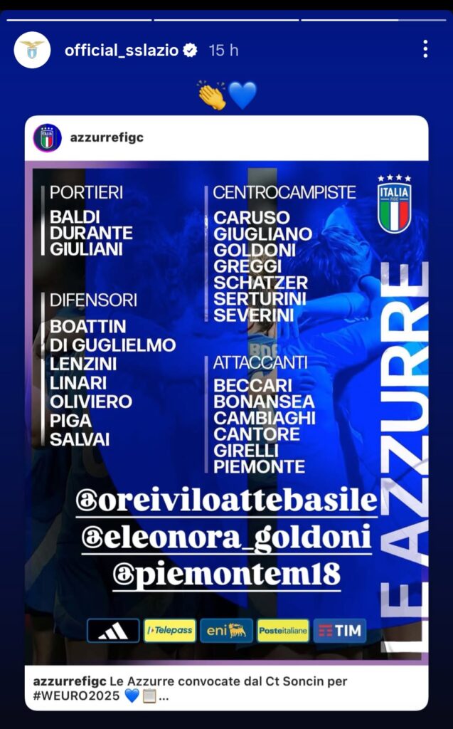 lazio femminile nazionale