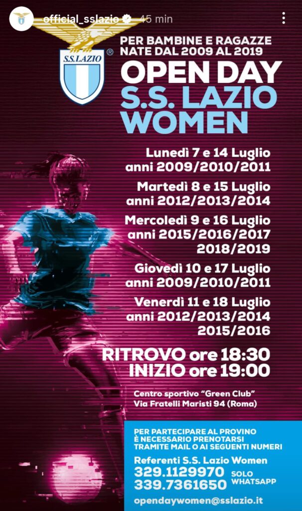 open day lazio