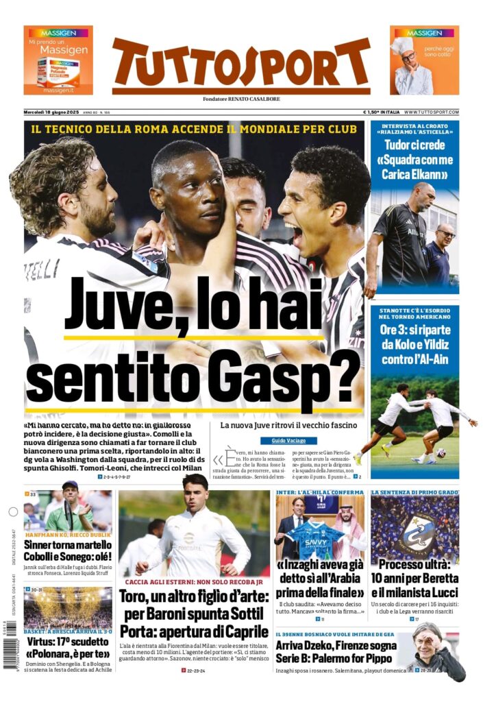tuttosport 18 06 25