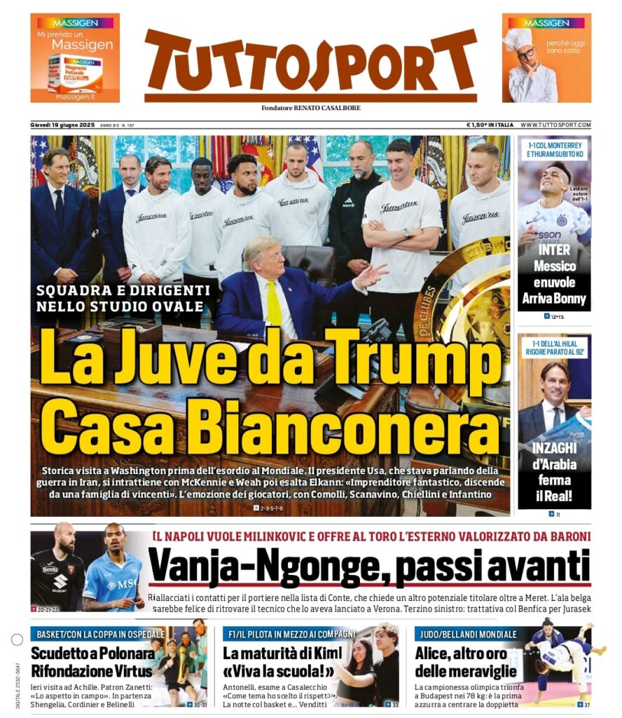 tuttosport 19 6 25