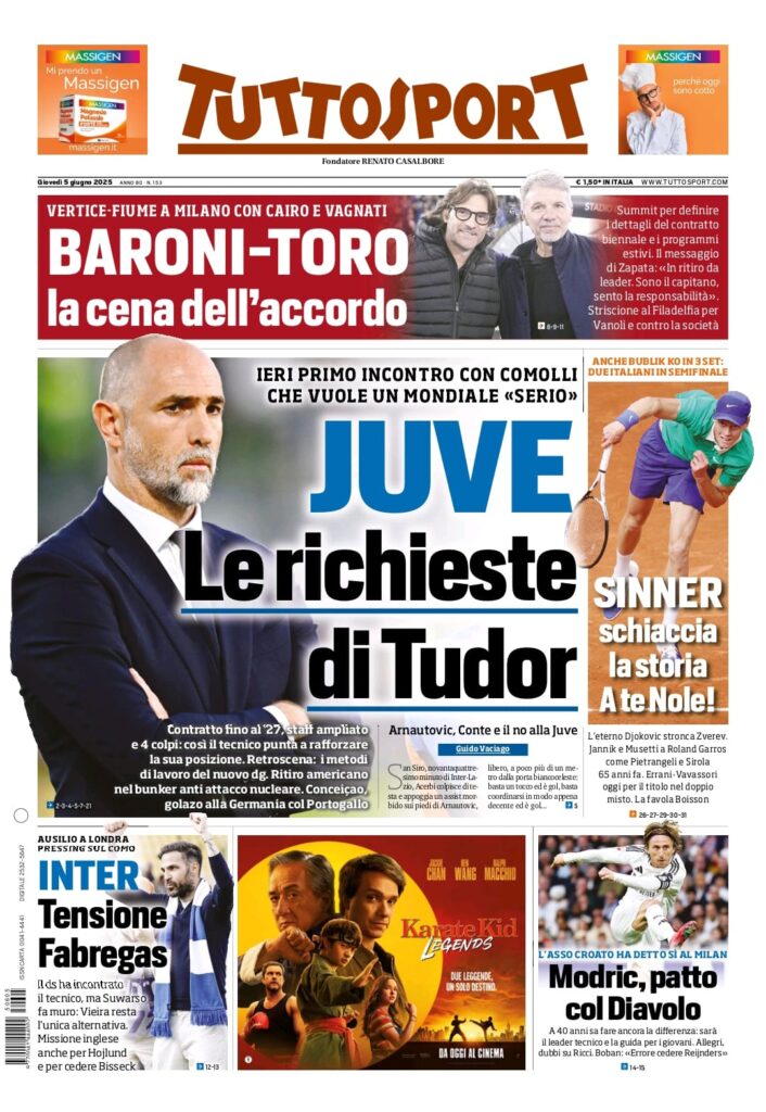 tuttosport 5 6 25