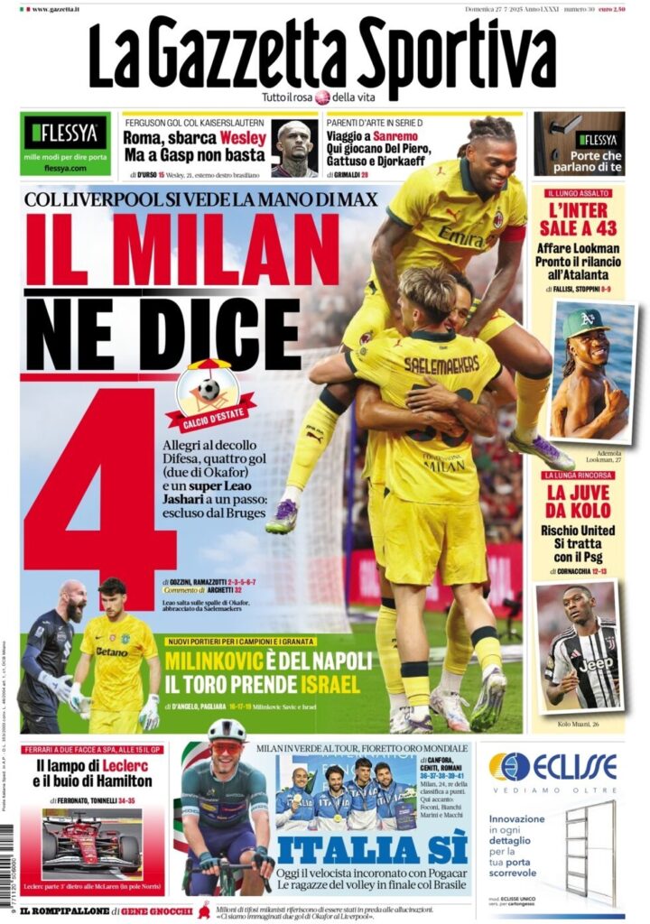 la gazzetta dello sport 013013421