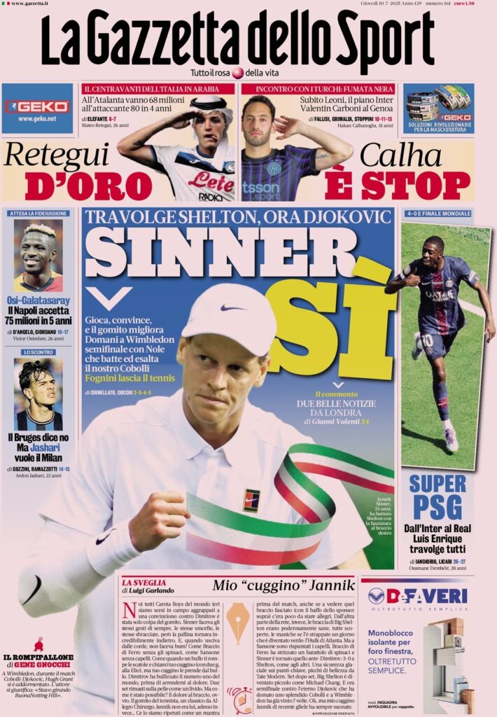la gazzetta dello sport 055808134