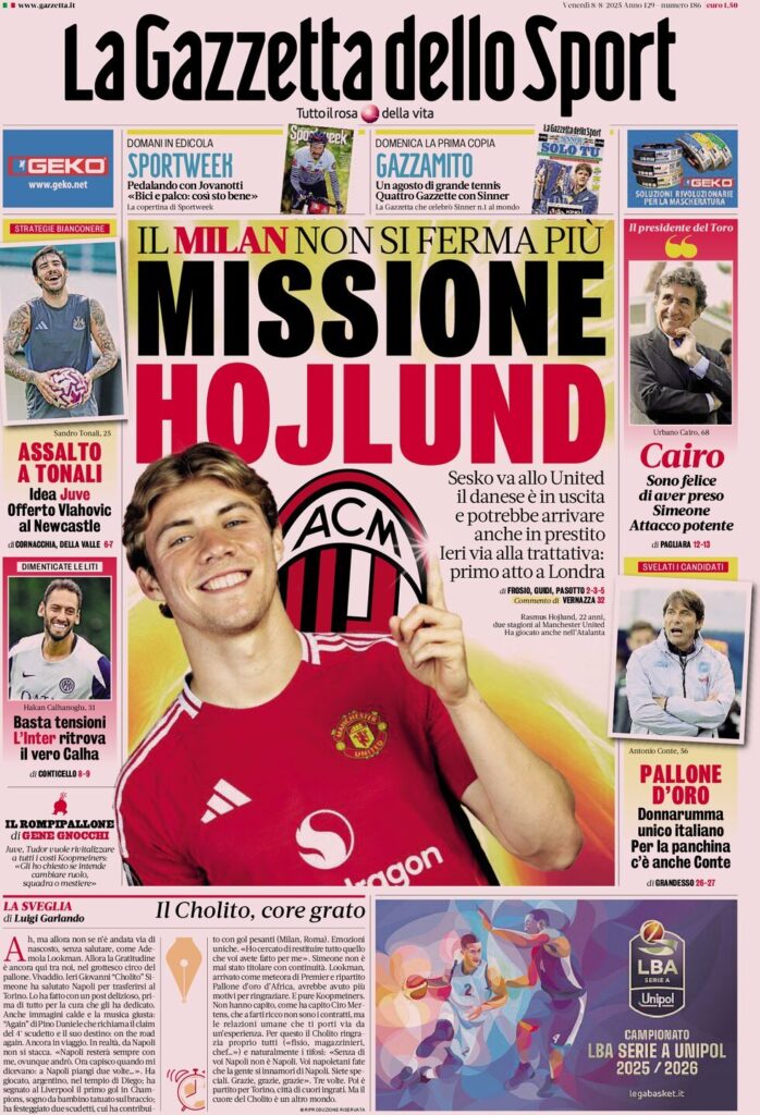 la gazzetta dello sport 071807549