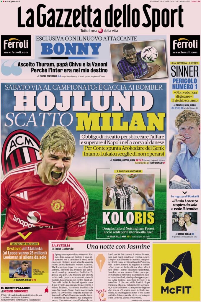 la gazzetta dello sport 072822084