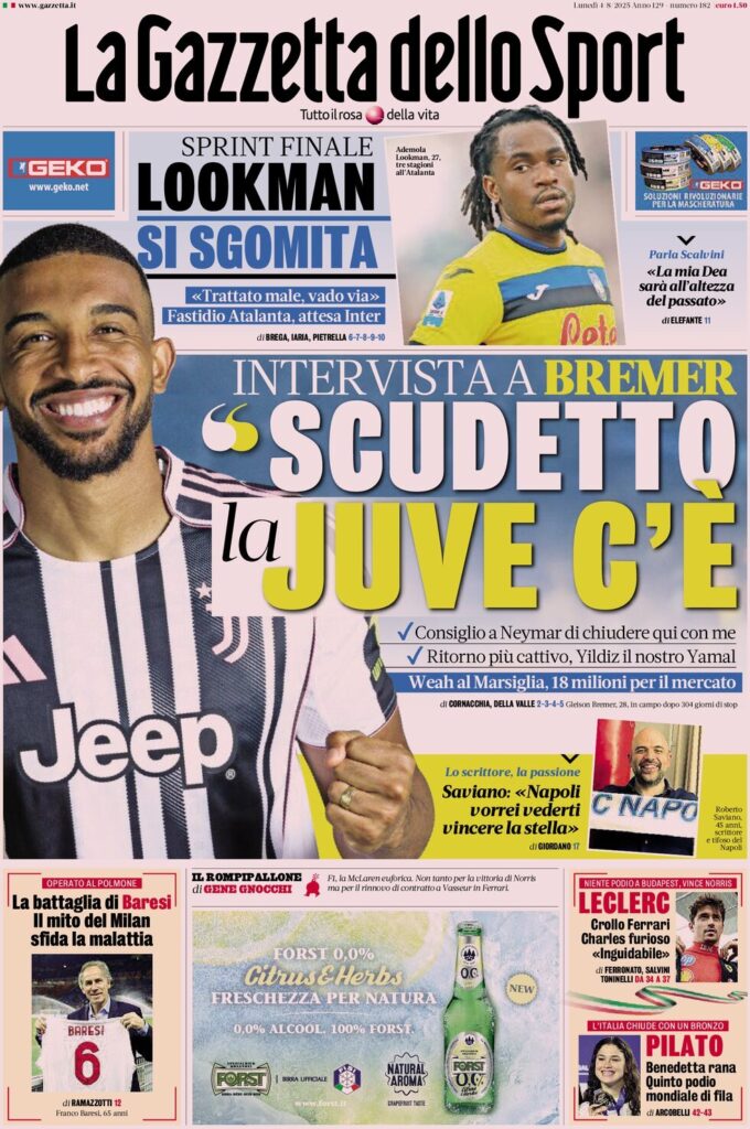 la gazzetta dello sport 073808220