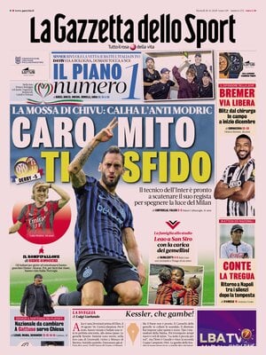 Le prime pagine sportive nazionali - 18 novembre 2025 22 la gazzetta dello sport 06280681j