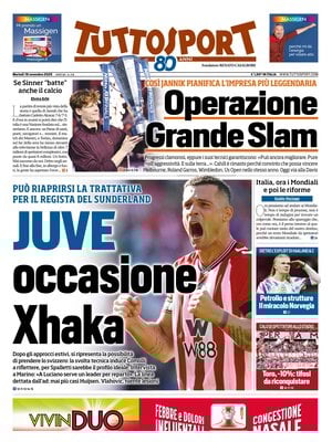 Le prime pagine sportive nazionali - 18 novembre 2025 24 tuttosport 021204brf