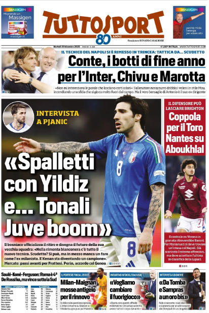 Le prime pagine dei giornali - 30 dicembre 2025 24 IMG 1064