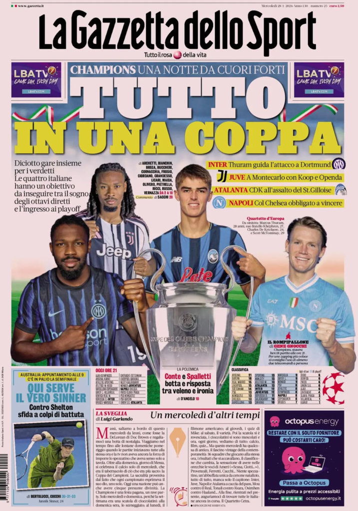 Rassegna stampa Lazio: prime pagine quotidiani sportivi - 28 gennaio 2026 23 image 6
